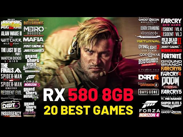 RX 580 8GB - 60 Best Games Test High Setting 1080p