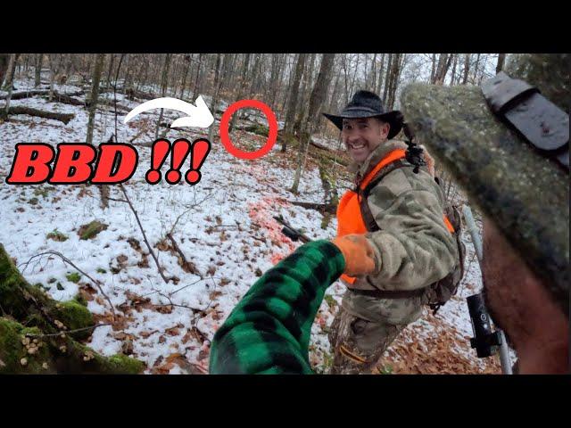 Tracking and Still Hunting | HUGE 13 POINT DOWN! |Snowy Adirondacks | Mountain Hunting | Public Land