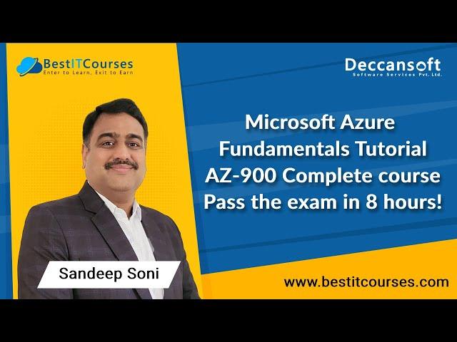 Microsoft Azure Fundamentals Tutorial | AZ-900 Complete course | Pass the exam in 8 hours!