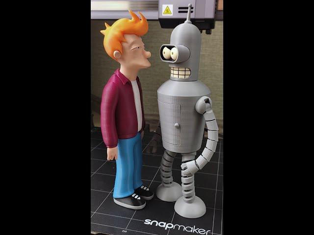 3d printed Fry from Futurama 