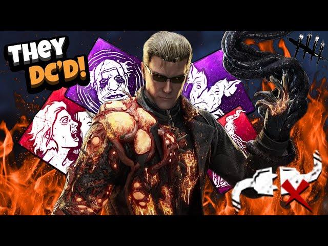 SALTY SURVIVORS DC AGAINST THIS TOXIC WESKER BUILD! -Dead by Daylight The Mastermind Gameplay