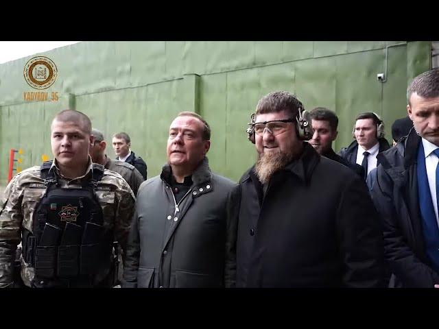 Рамзан Кадыров Д. Медведев в шоке, что творят ЧЕЧЕНЦЫ!  АХМАТ - СИЛА!