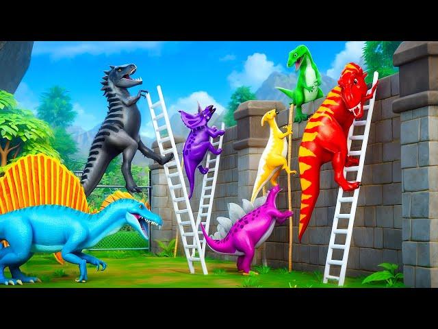 Jurassic Zoo Dinosaurs Rampage & Attack - Crazy Dinosaurs Escape Adventure! | Funny Dinosaurs