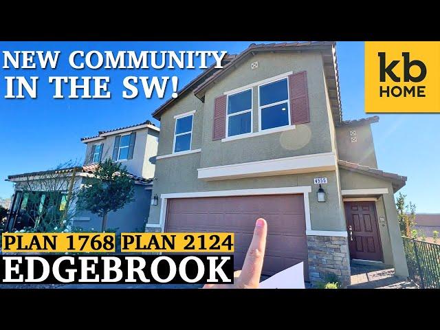 Southwest Las Vegas KB Homes @ Edgebrook New Homes Tour - Plan 1768 Plan 2124 | Moving to Las Vegas