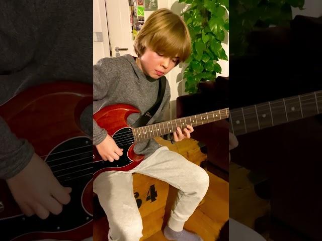 While My Guitar Gently Weeps Solo by 10 yr old Jake