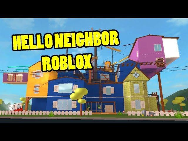 Say Hello To Neighbor 3D Roblox Edition - Hello Neighbor Roblox