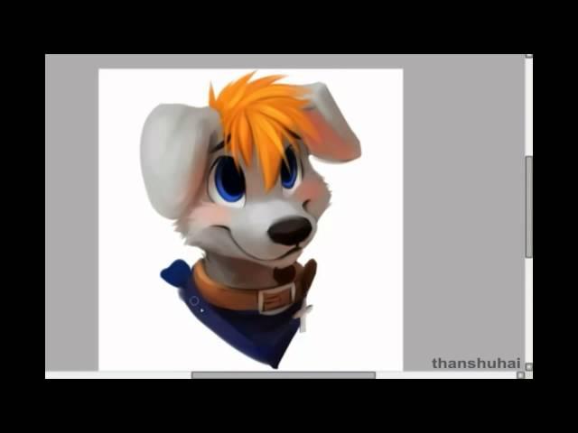 Puppy Eyes (Speed Paint) by thanshuhai