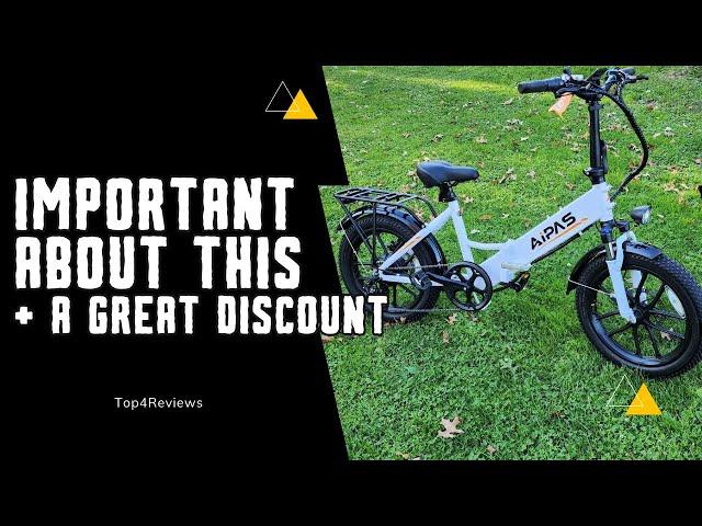 Important Insights into the Aipas A2   750W  Electric Bike: A Review