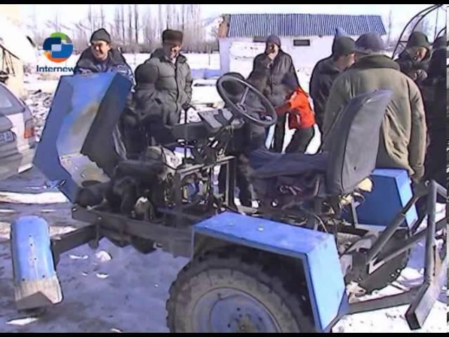 Тракторные гонки в селе Акчий.