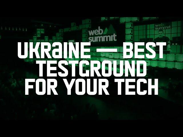 Ukraine — best testground for your tech. Fedorov on WebSummit 2022