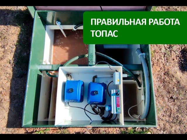 Правильная работа Топас