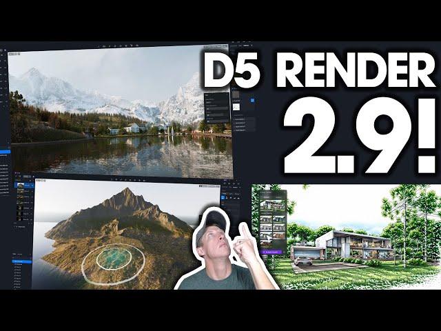 D5 Render 2.9 is Here with AWESOME NEW FEATURES!