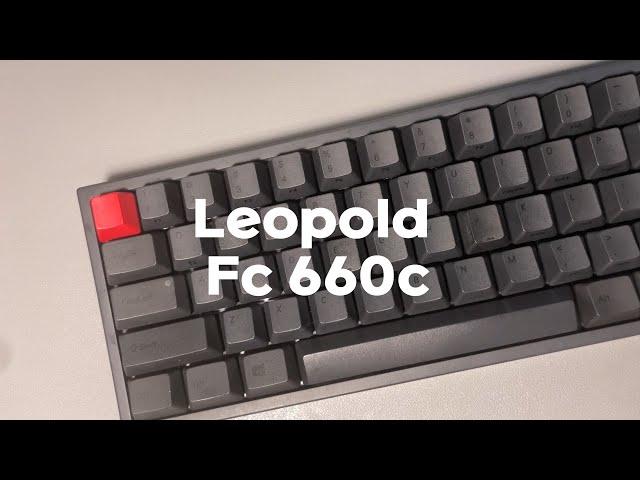 토프레 무접점 윤활 및 타건 | 레오폴드 FC660C 45g