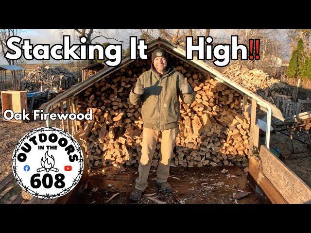 Oak Shed Gets Stacked High‼️