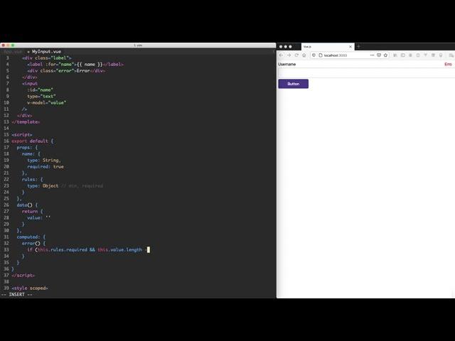 [Vue.js 3 Crash Course] 2.5: Dynamic Validation