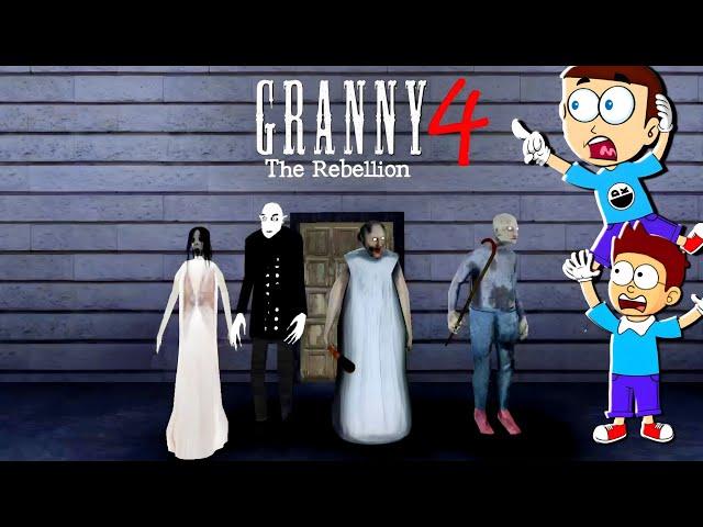 Granny 4 : The Rebellion - Fan Made by @FighterGamer | Shiva and Kanzo Gameplay