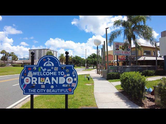 Exploring International Drive Orlando: Sand Lake, Gator Golf, Gift Shops · Florida Walk 4K