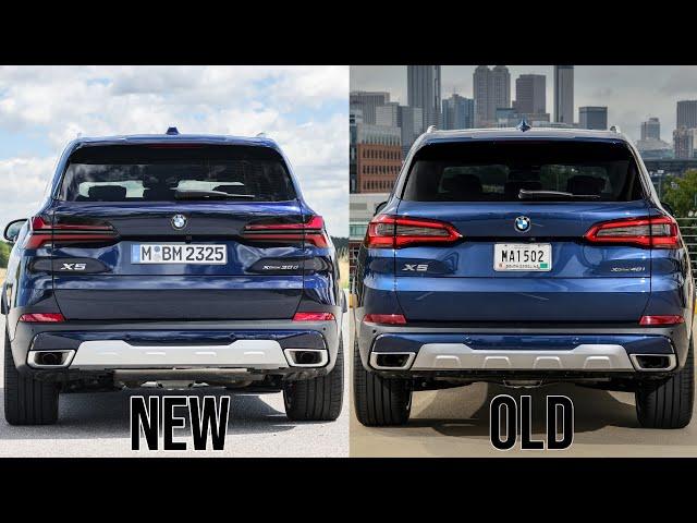 2024 BMW X5 Facelift vs pre-facelift BMW X5 2022