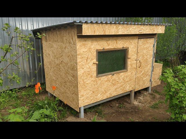 A chicken coop for laying hens with your own hands in 4 days!!! How to build a chicken coop !