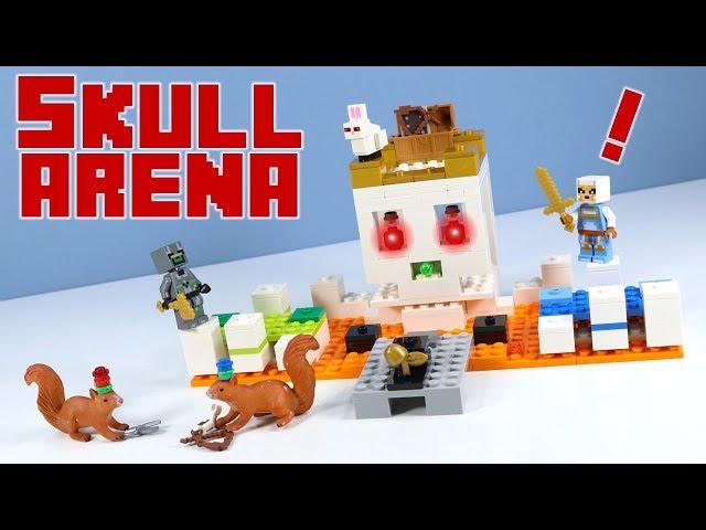 LEGO Minecraft The Skull Arena Set Stop Motion Review 2018