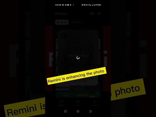 Enhance Old, Blur Images with Remini AI App for free #appreviews #tutorial  #reminiapp #aiimages