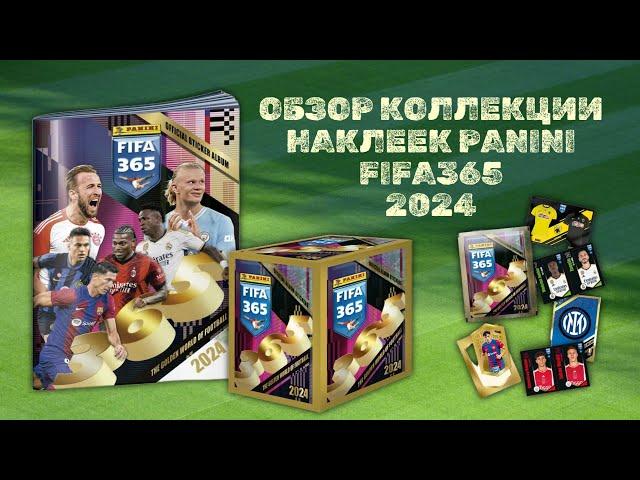 ОБЗОР КОЛЛЕКЦИИ НАКЛЕЕК PANINI 2024 FIFA 365 / Unpacking The Golden World of Football / Распаковка