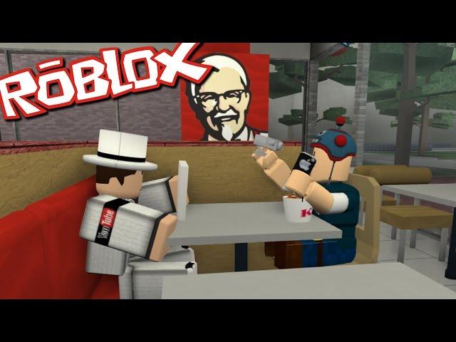 Roblox KFC TYCOON!! DANTDM EATS KFC WITH BIGGRANNY000!!