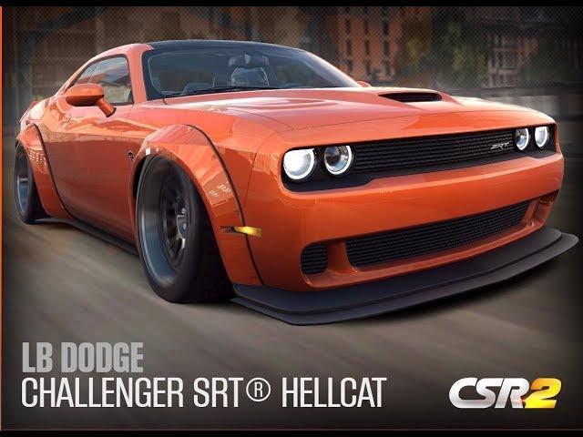 CSR2 LB SRT HELLCAT Max Tune & Shift Pattern 8.75 secs