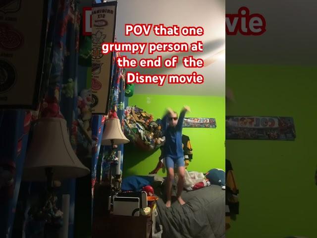 POV that one grumpy person at the end of every Disney movie #shortz #funny #burger #foryou