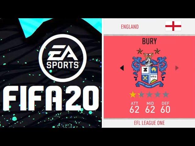 ОФИЦИАЛЬНО: FIFA 20 ВСЕ ЛИГИ И КОМАНДЫ