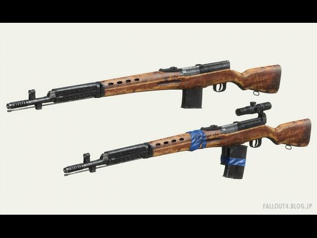 fallout4 MOD Review - SVT-40 by asXas