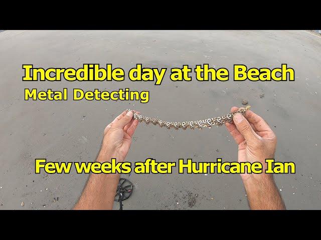 Incredible day at the Beach Metal Detecting