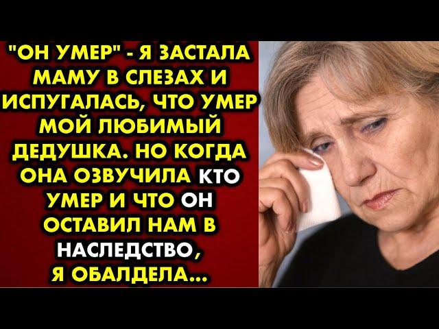 "Он умер" - я застала маму в слезах и испугалась что умер мой любимый дедушка. Но когда она озвучила