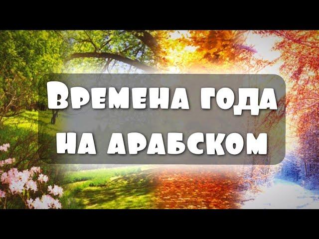 Времена года на арабском языке | арабский вместе