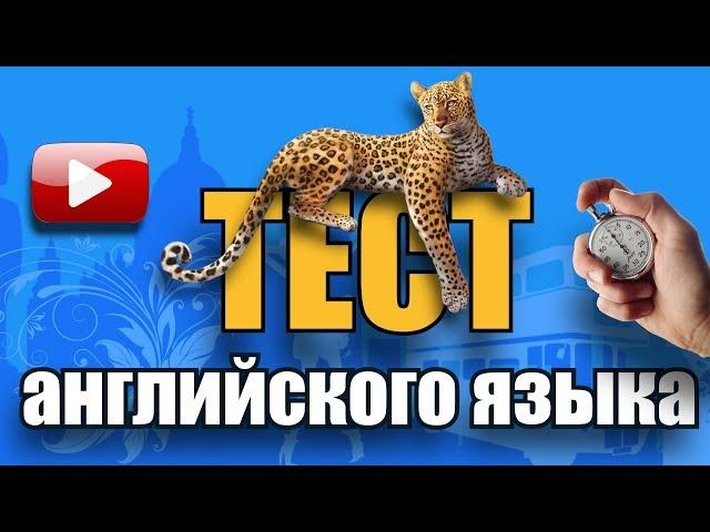 #1 Обучающий тест на знание английского языка