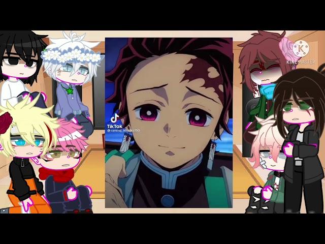 Anime Characters react part (4/7) •Tanjiro• (ships) {Read pin comment}