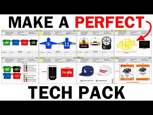 How To Design A Tech Pack For Your Clothing Brand Like A Pro