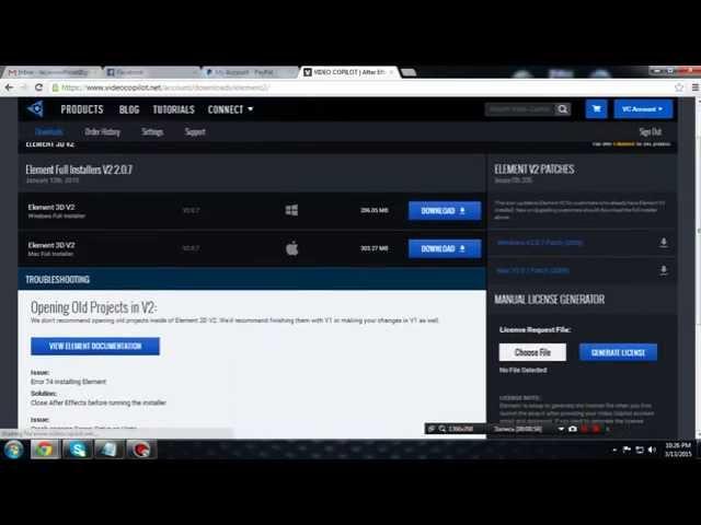 How To Download Video Copilot Element 3D V.2 For Free 100%