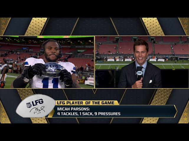 Tom Brady’s LFG Player of the Game: Cowboys LB Micah Parsons | Week 1 DIGITAL EXCLUSIVE