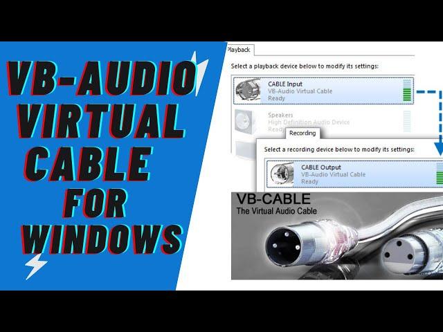 How to Use VB-Audio Virtual Audio Cable  for Windows 10