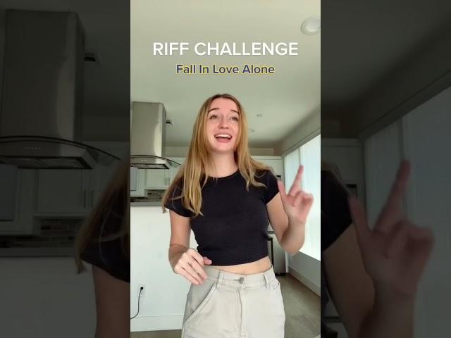 haven’t done a riff challenge in a minute but she’s back!#riffchallenge #fallinlovealone #slay #duet