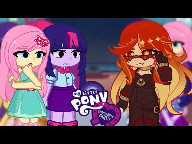 Equestria Girls react to Sunset as Mavuika || part 1 || Genshin Impact || Gacha Life 2 ||