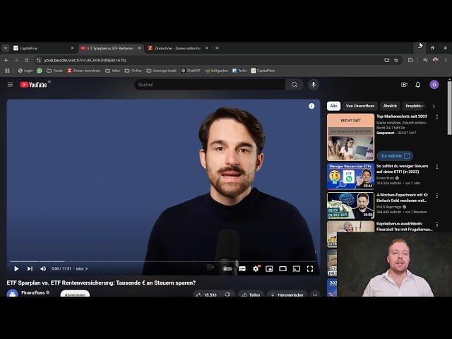 Reaction: ETF Sparplan vs. ETF Rentenversicherung: Tausende € an Steuern sparen?