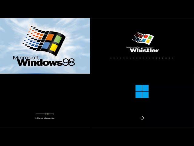 (Updated) Evolution of Windows Startup Screen 1985-2022