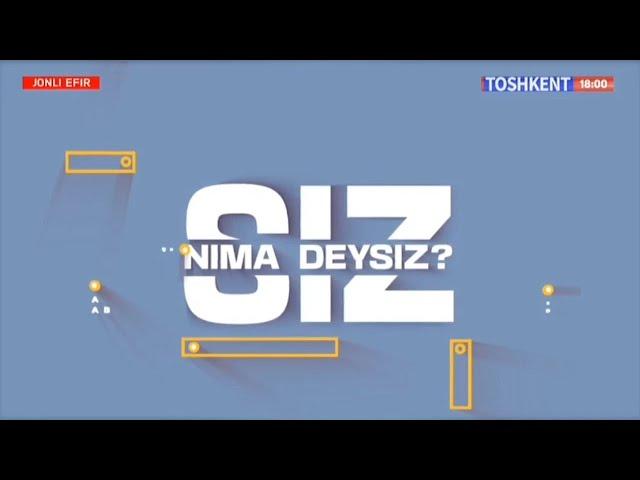 SIZ NIMA DEYSIZ?  18.09.2024