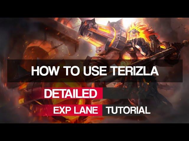 HOW TO USE TERIZLA | MLBB EXP LANE GUIDE