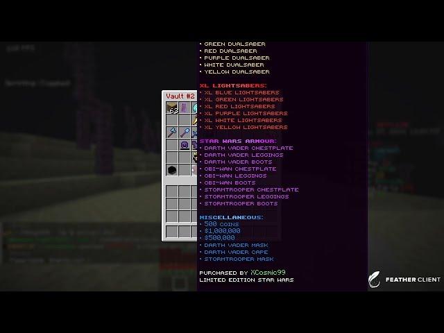 XCosmic99 applemc opening 5 starwar lootbox in applemc lifesteal (minecraft)