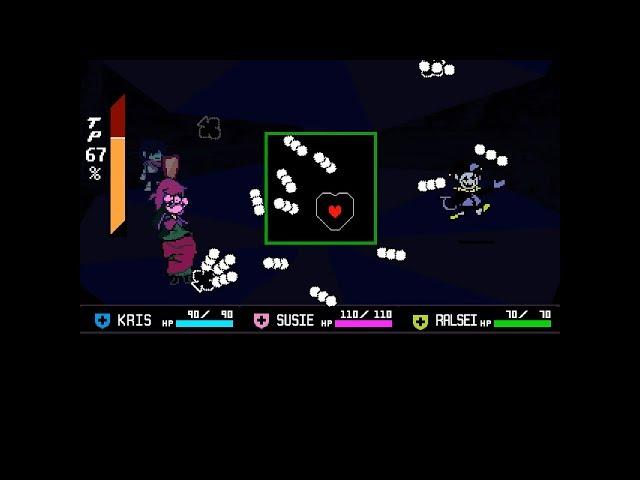 Deltarune - Jevil Boss Fight (No Damage / Pacifist)