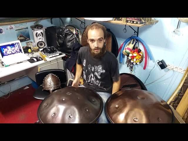 60 second Handpan Challenge - Duarte "Saltyman" Salgado - Spacedrums