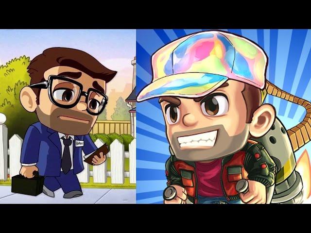 Обзор игры Jetpack Joyride - Норм игра, но нужно очень много золота